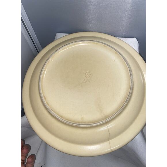 Set Of 2 Vintage 1980s Pfaltzgraff Village 10.5” Dinner Plates USA - Picture 5 of 7